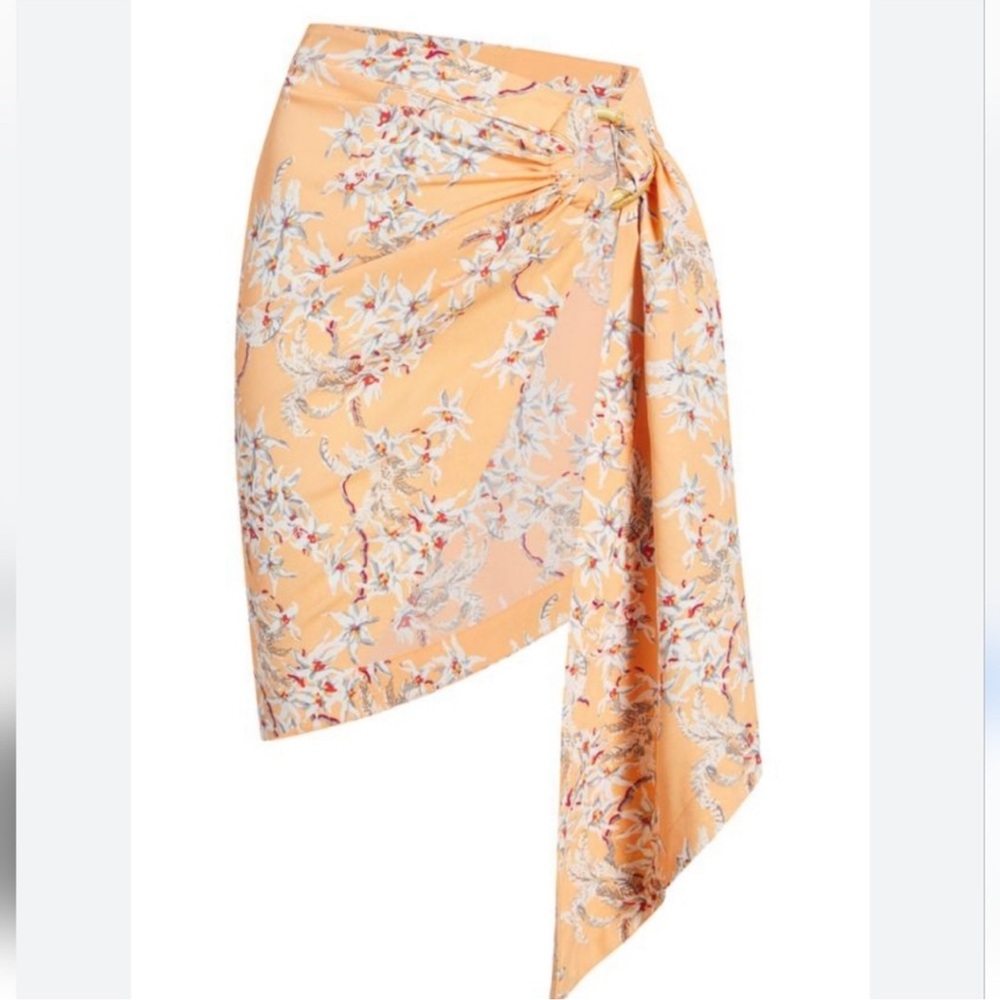 Cinq à Sept Trailing Orchid Greta skirt cover up size XS NWT - Picture 3 of 9